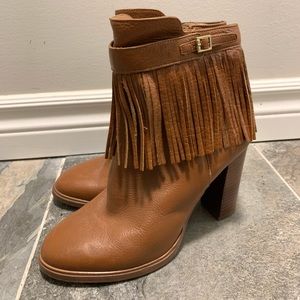 Ivanka Trump Fringe Booties